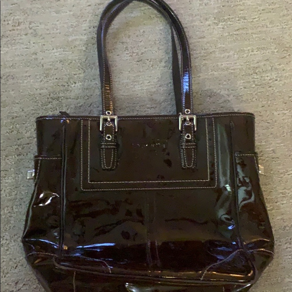 Smokey brown excellent condition genuine coach bag